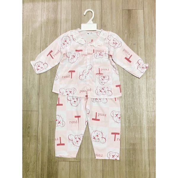 Bộ tole tay dài quần dài bé gái size 8-20kg (mẫu mới)