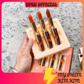 Set son thỏi 🌿 FREESHIP 🌿Set 3 cây son thỏi Kiss Me Rose Cat - Hình tự chụp