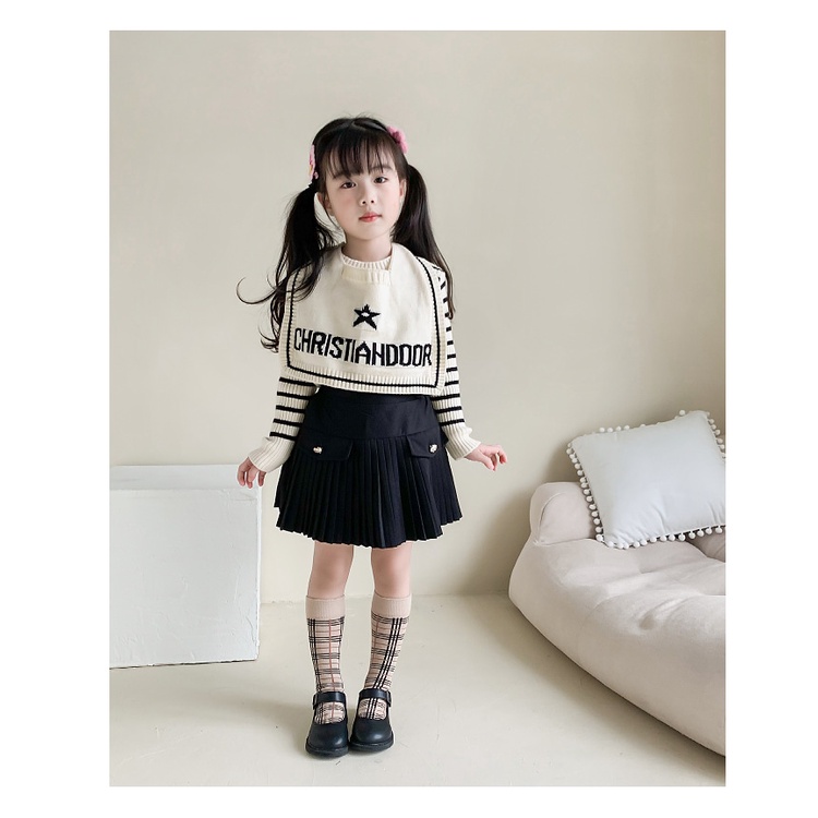 Vớ Dài Ngang Bắp Chân In Họa Tiết Hoạt Hình Phong Cách Hàn Quốc Cho Bé Trai Và Gái