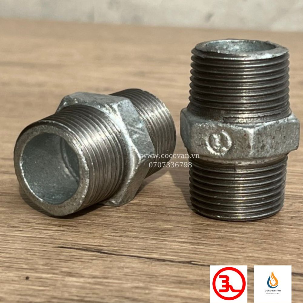 Hai đầu ren mạ kẽm  jianzhi 21mm đến 42mm