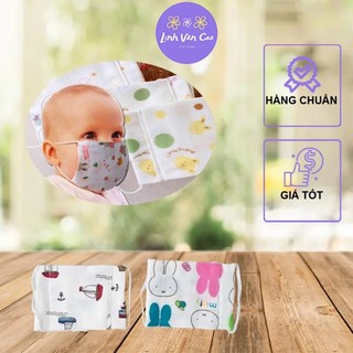 Khẩu trang xô cho bé 2 lớp, thoáng khí