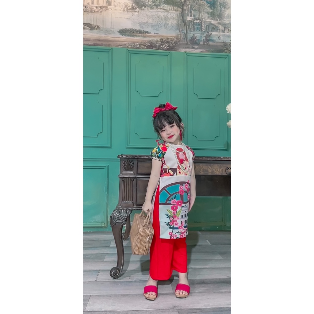 Áo dài KEM Boutique cô gái hiện đại kèm quần