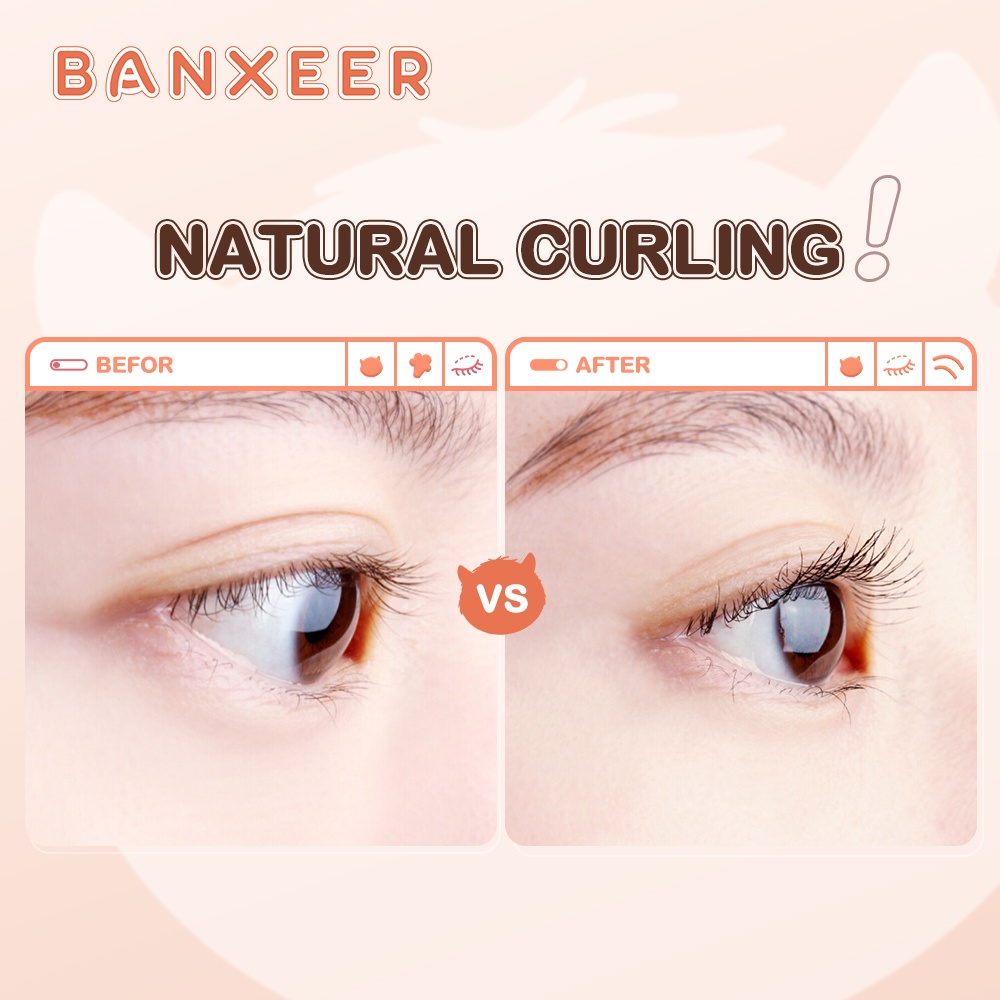 Mascara BANXEER Chống Thấm Nước Không Nhòe Chuốt Dài Và Cong Mi Tự Nhiên 21g