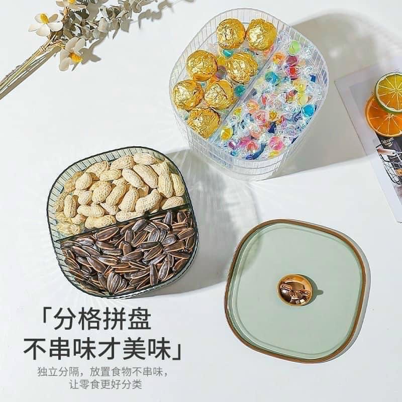 ❣ FREESHIP ❣ Khay Đựng Bánh Kẹo Mứt Tết 3 Tầng Trong Suốt Sang Chảnh