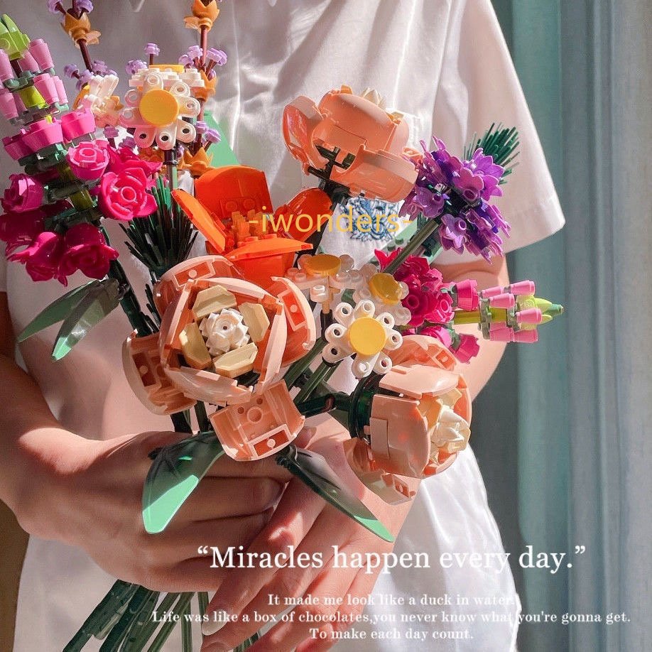 Hoa hồng Hoa hướng dương Cây trồng trong chậu Bộ Bó gạch Nhiều loại Ngày lễ tình nhân Ngày lễ sinh nhật bạn gái Quà tặng đồ chơi