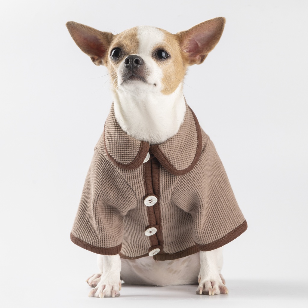 Áo khoác len mùa đông sành điệu cho chó mèo - SaboCoco