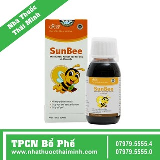 Siro ho SunBee chai 100ml - Giúp giảm ho, giảm đau họng