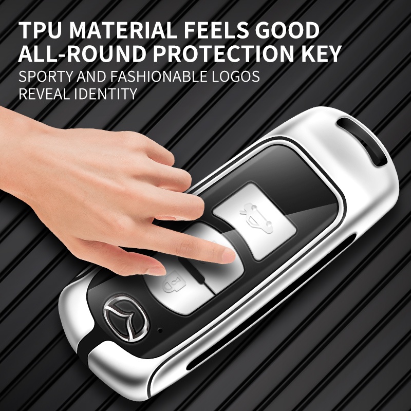 Bao Da Bảo Vệ Chìa Khóa Xe Hơi mazda 2 3 5 6 Cx-4 Cx-5 Cx-7 Cx-9 Cx-3 Cx5 mazda 2