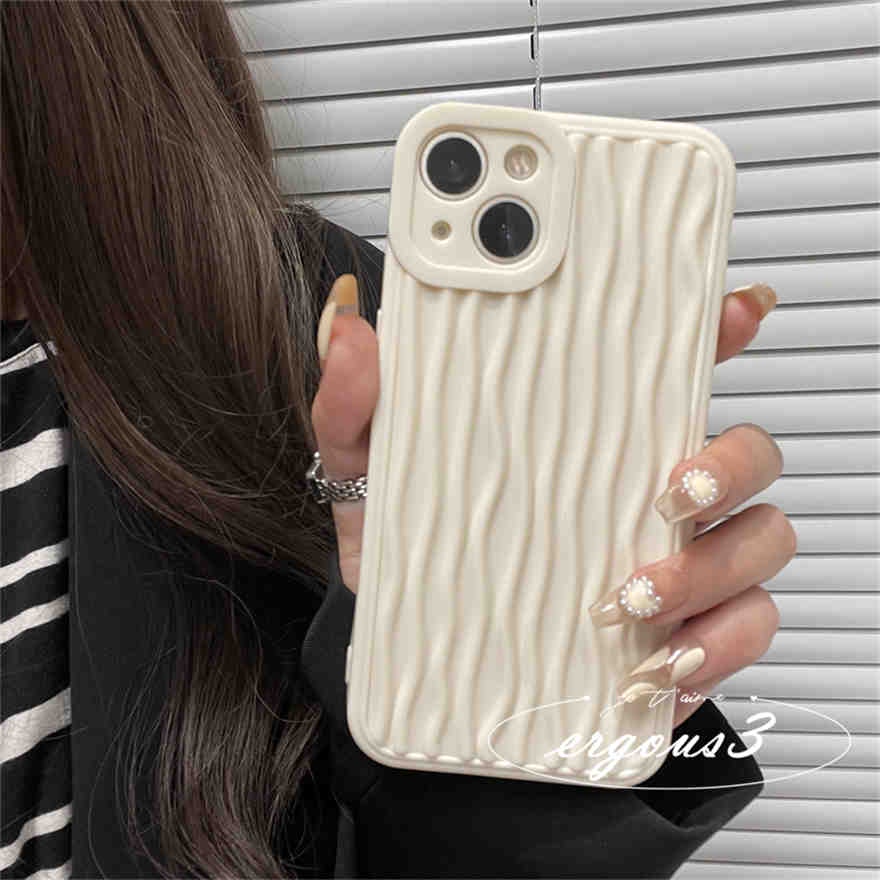 Ốp Điện Thoại Silicon Mềm Họa Tiết Sóng Nước 3D Cho iPhone 14 13 12 11 Pro Max SE2020 X XR Xs Max 7 8 Plus