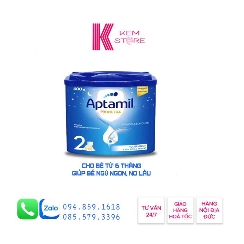 Sữa APTAMIN ĐÊM nội địa ĐỨC - 400gr