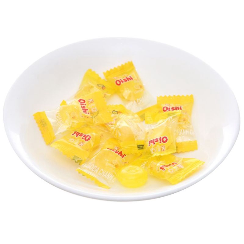 Kẹo oishi soda chanh đá gói 90g