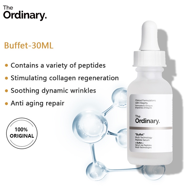 The Ordinary Bộ Chống Lão Hóa Da  - Hyaluronic Acid 2 + B5 / Buffet - 2×30ml