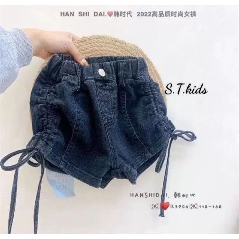 Quần Jean Đùi Bé Gái Dáng Xòe/ Quần Bò giả váy bé gái