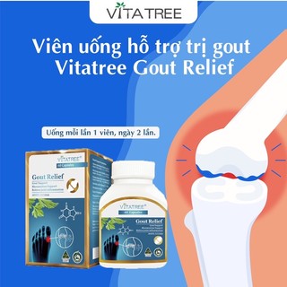 Viên uống hỗ trợ gout Vitatree Gout Relief giảm đau khớp 60 Viên