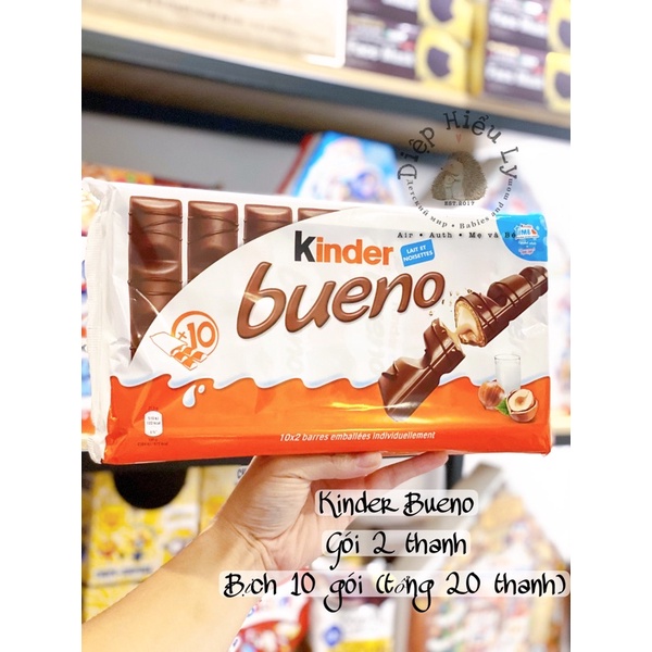 [Air] Bánh Kinder Bueno Bịch 20 thanh