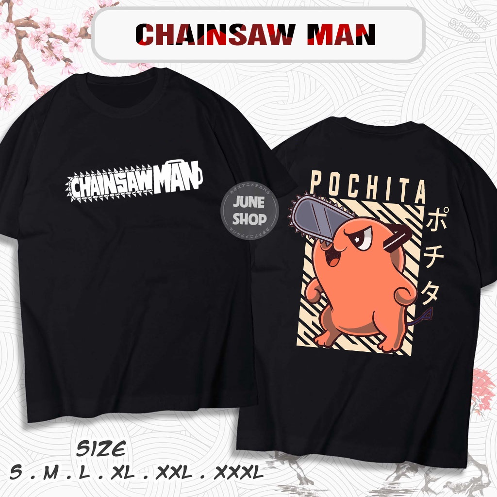 Áo Chainsaw Man, Áo thun Anime in hình Denji, Power, Makima, Pochita, Aki cực ngầu, giá tốt nhất