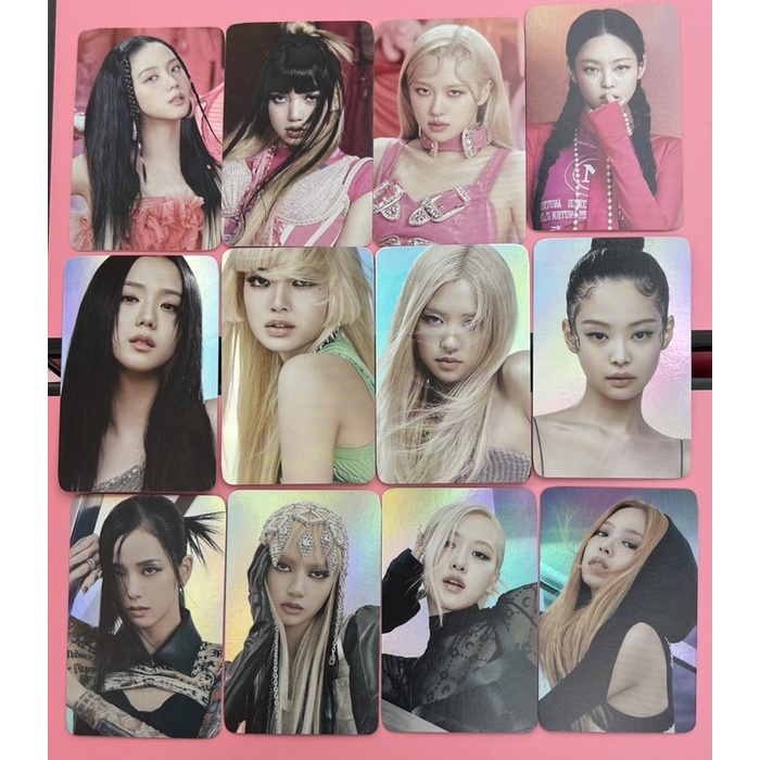 Card anh Blackpink - màu hologram Bornpink