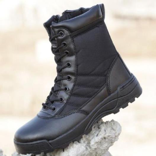 👑 Giày đặc nhiệm SWAT cao cổ da lộn cao cấp, giầy boot chuyên dụng phượt, leo núi mã GH44 - OLA OLA - Hàng mới về .