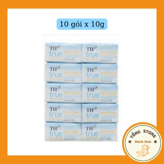 Bơ lạt tự nhiên TH True Butter vỉ 100g (10 gói x 10g)