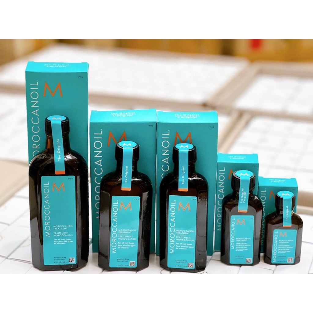 Tinh Dầu Dưỡng Tóc Moroccanoil Treatment, set dưỡng 25ml, 50ml, 100ml, 200ml