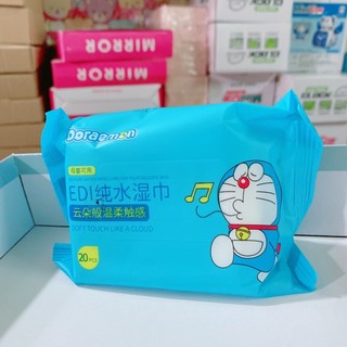 ☘️Khăn giấy ướt bỏ túi Doraemon Doremon