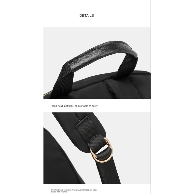 Ba Lô Thời Trang Công Sở Đơn Giản Trọng Lượng Nhẹ / Vừa / Lớn Dành Cho Nữ