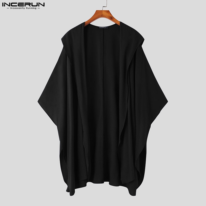 Áo choàng INCERUN phong cách Trung Hoa cổ điển thời trang cho nam
