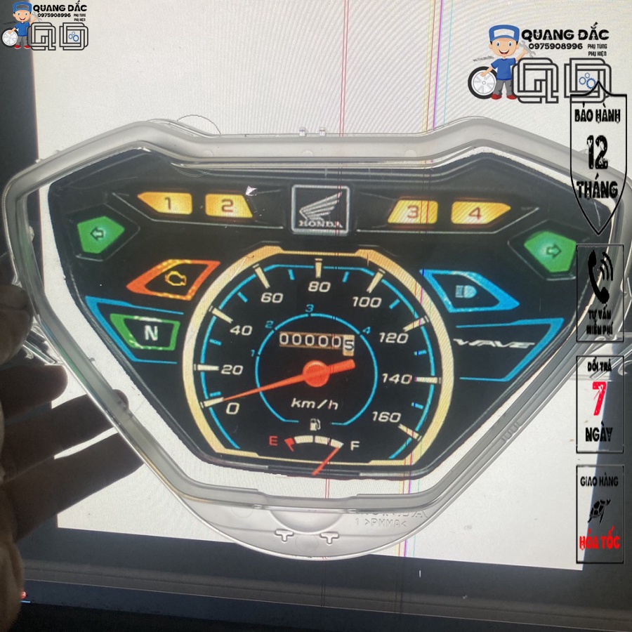 Mặt Kính Đồng Hồ wave 110i honda thái lan 2022 chính hãng