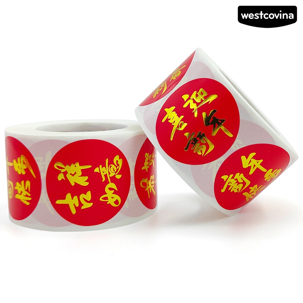 [Hot]☃Cuộn 500 Nhãn Dán Niêm Phong Bao Thư Phong Cách Trung Hoa