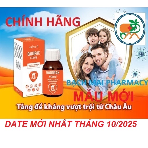 (CHÍNH HÃNG ) Siro tăng đề kháng GADOPAX FORTE, tăng đề kháng vượt trội cho trẻ có xuất xứ từ Châu Âu