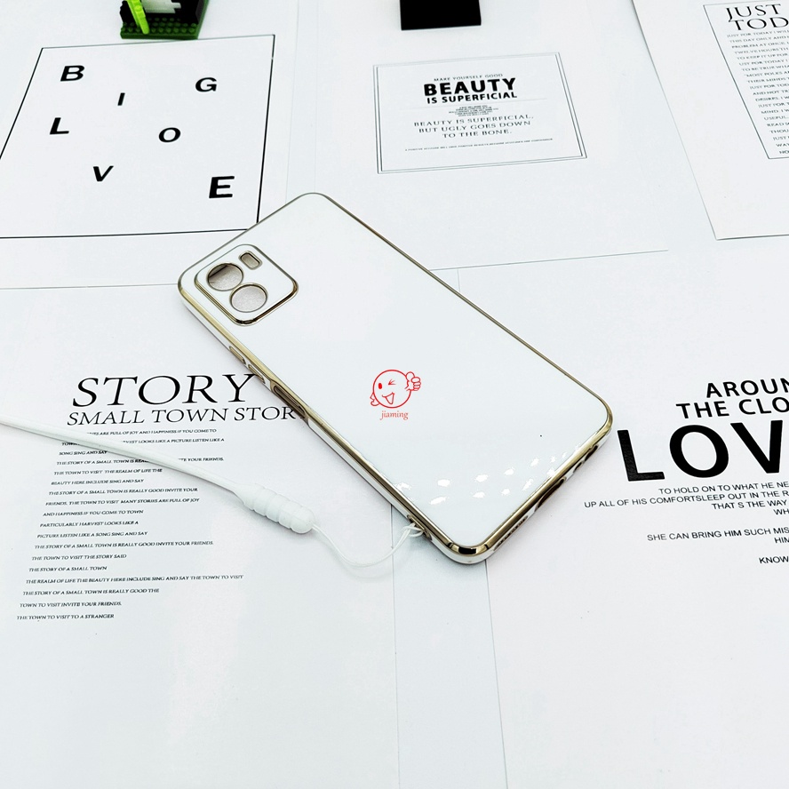 Ốp Điện Thoại Silicon Dẻo Tráng Gương 6D Sang Trọng Cho OPPO A31 A53 A33 2020 A54 A55 A74 A95 A74 A83 A93 A94 4G A95 5G