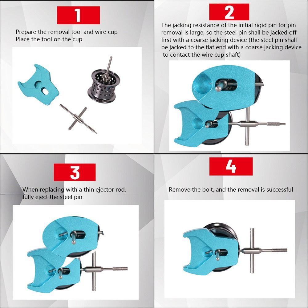 MUVAKO Cuộn Dây Câu Cá Bằng Hợp Kim Nhôm Chất Lượng Cao