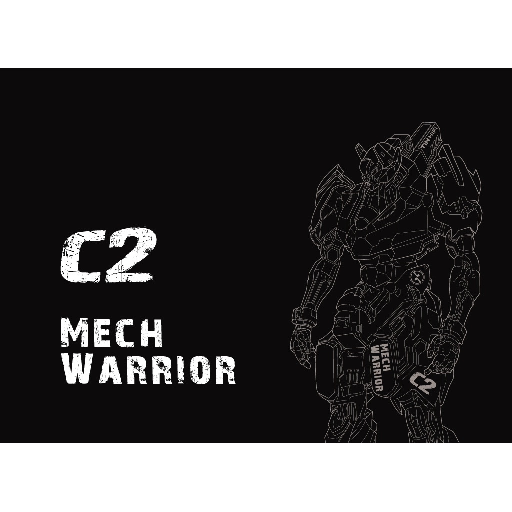 Tai Nghe Nhét Tai TINHIFI C2 Mech Warrior LCP PU Có Dây Cáp Mạ Vàng 0.78 2pin