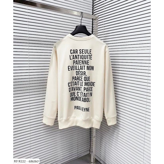 Áo Sweater GC theda bara Nam Nữ, Áo nỉ bông dầy dặn ấm áp, in rõ nét