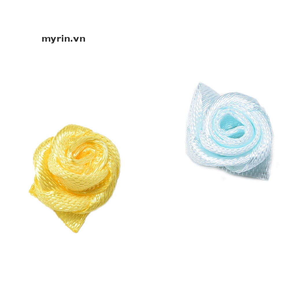 Set 100 Hoa Hồng Ruy Băng Trang Trí Đám Cưới