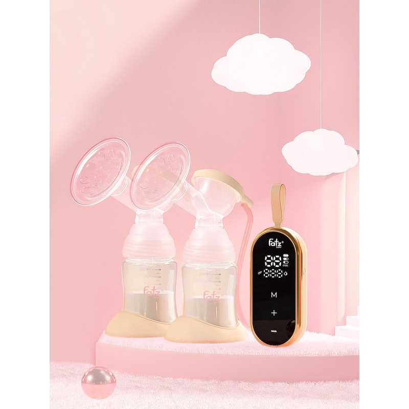 MÁY HÚT SỮA ĐIỆN ĐÔI RESONANCE 5 FATZBABY FB1180VNG - màu gương