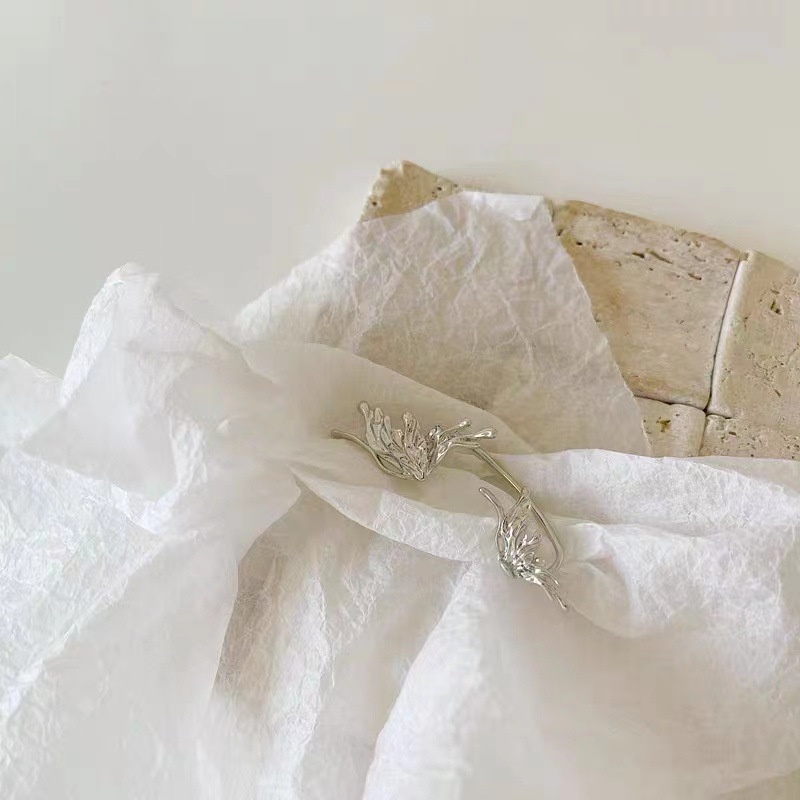 1 Bông Tai Hình Bướm Linh Hoạt Phong Cách Hàn Quốc