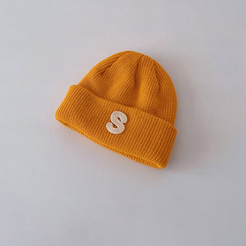 Mũ Len Beanie Co Giãn Màu Sắc Kẹo Ngọt Thời Trang Thu Đông Cho Bé