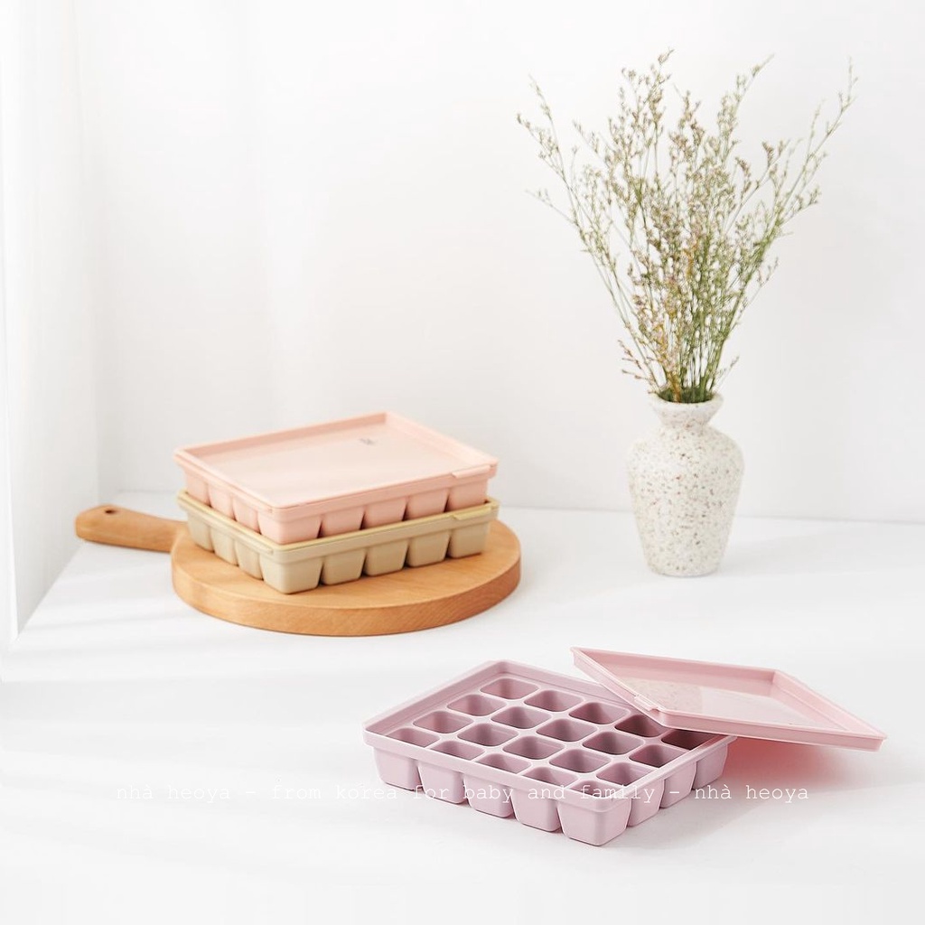 KHAY TRỮ ĐÔNG ĂN DẶM KÈM NẮP ĐẬY TGM x DOTTODOT MADE IN KOREA