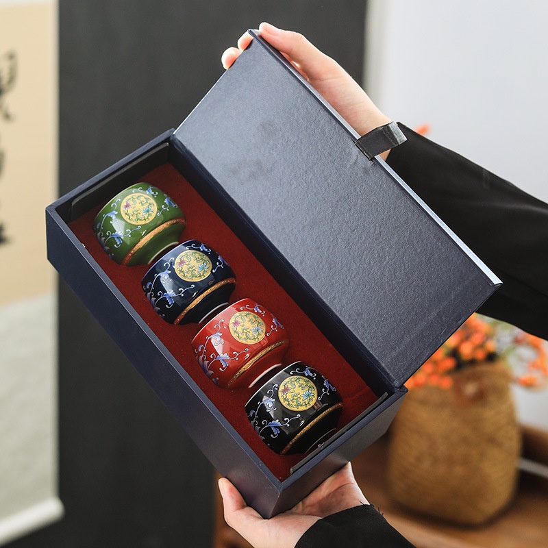 Bộ Tách Uống Trà Bằng Bạc 99 Phong Cách Trung Hoa