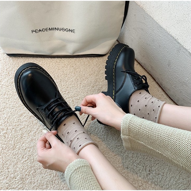 GIÀY OXFORD KELLY DA TRƠN CAO CẤP