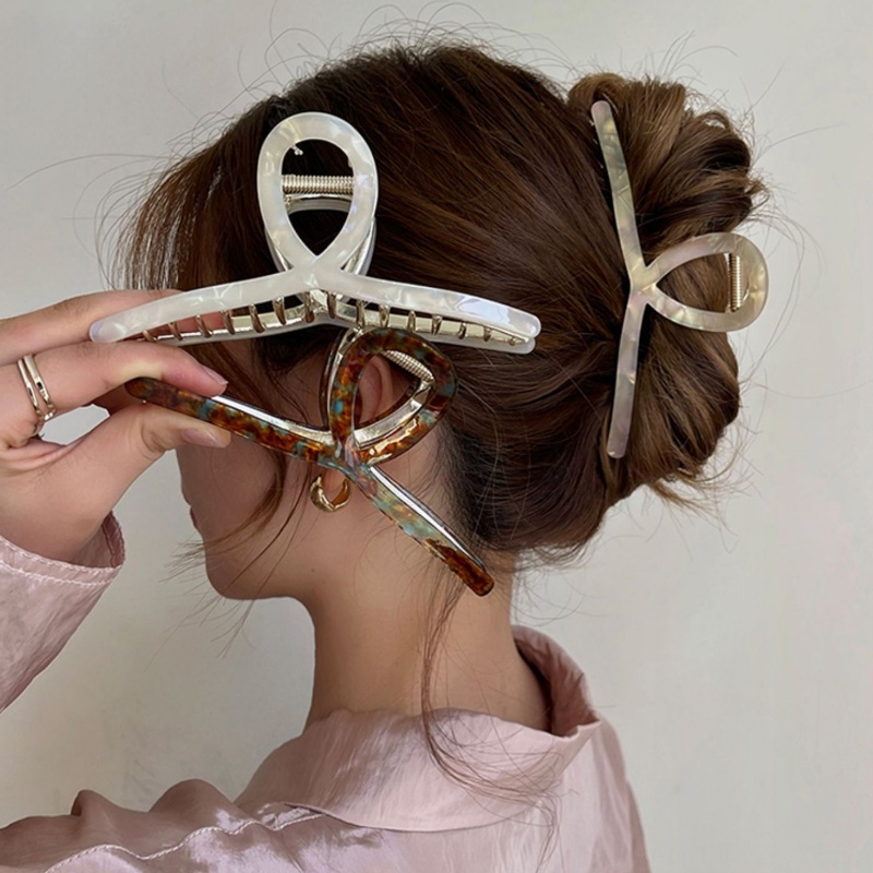 Kẹp Tóc Kim Loại 14cm Thời Trang Hàn Quốc