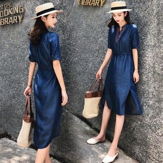 Đầm Xòe Denin Thời Trang