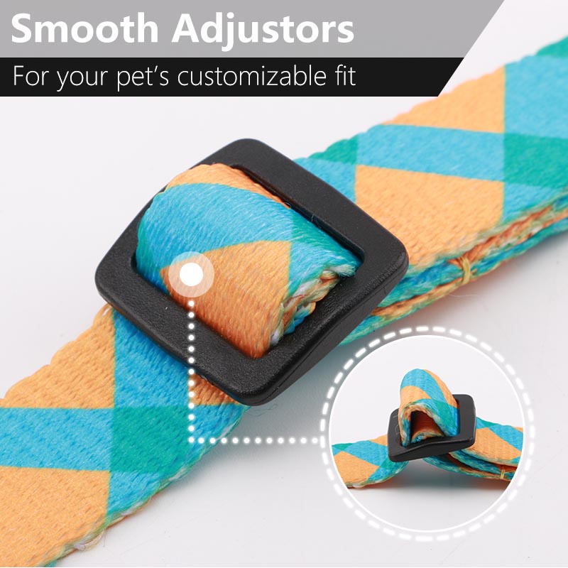 HamshMoc Vòng Cổ Huấn Luyện Thú Cưng Bằng Nylon Có Khóa Phản Quang Siêu Bền Cỡ Nhỏ 3