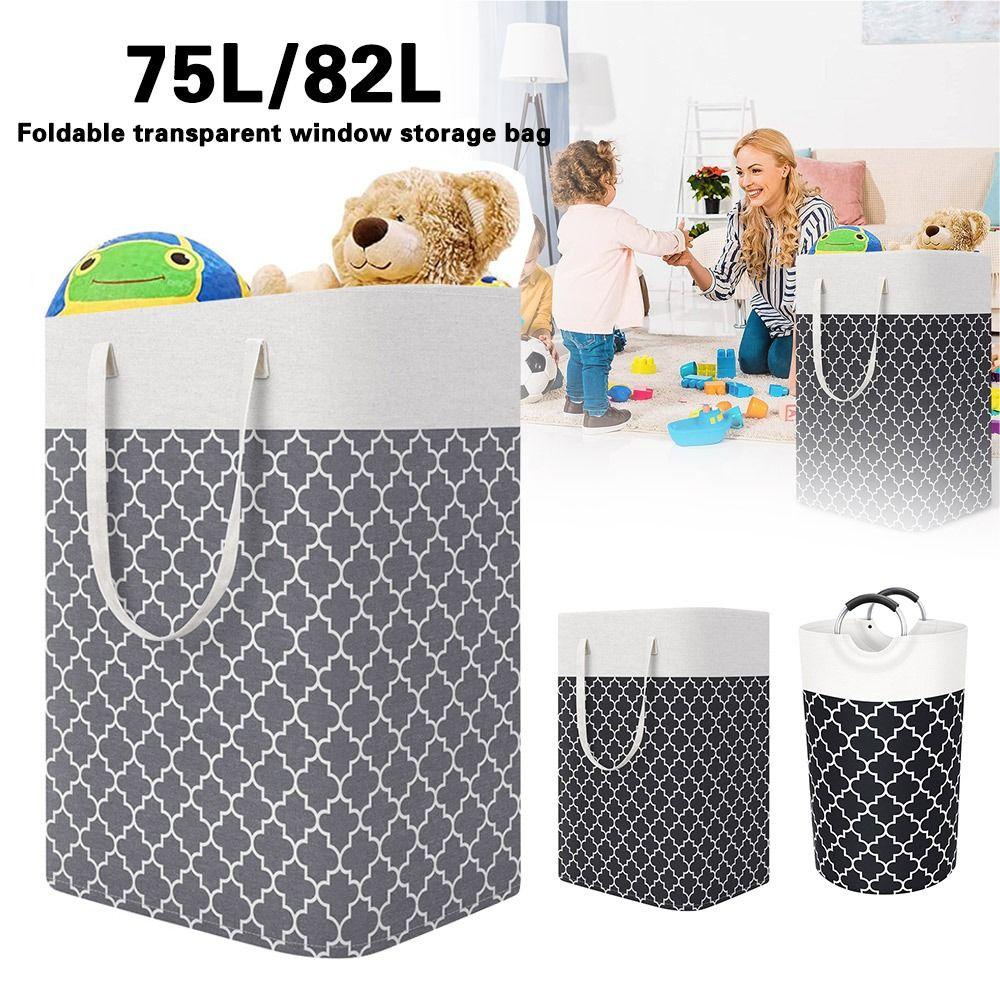 CONOPERY Giỏ Đựng Đồ Giặt Cỡ Lớn 75L / 82L Có Thể Gấp Gọn Tiện Dụng