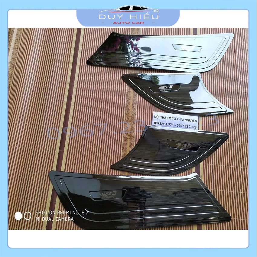 Ốp chống xước tabli cánh cửa Mazda 3 titan 2017-2019