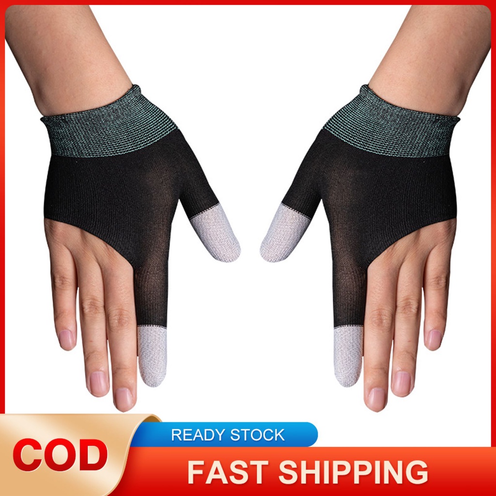 Găng tay/ Găng ngón tay sợi bạc hỗ trợ chơi game điện thoại chuyên nghiệp tùy chọn kiểu dáng và số lượng(OK)