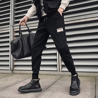 Dạo phố đẹp trai chiên quần phố nam mặc đường phố slim fit thể thao quần thu đông quần legging nam hợp thời trang