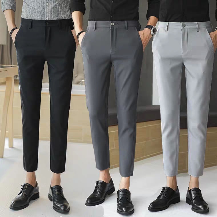Quần tây nam Form Hàn Quốc, dáng body chuẩn cực đẹp, vải dày co giãn cao cấp