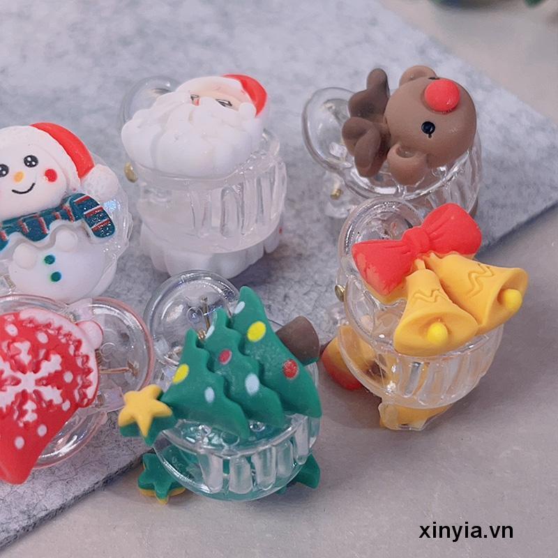 Kẹp Tóc Hình Giáng Sinh Năm Mới Thiết Kế Nhỏ Nhắn Xinh Xắn